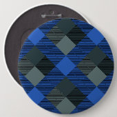 Geometrische vierkant Abstractie 21 Ronde Button 6,0 Cm (Voorkant /achterkant)