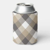 Geometrische vierkant Abstractie 2 Blikjeskoeler (Blikje Achterkant)