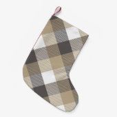 Geometrische vierkant Abstractie 2 Kleine Kerstsok (Voorkant (Hangend))