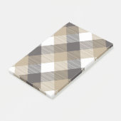 Geometrische vierkant Abstractie 2 Post-it® Notes (Schuin)