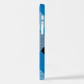 Geometrische vierkant Abstractie 3 iPhone Hoesje (Linkerkant)