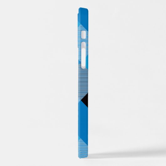 Geometrische vierkant Abstractie 3 iPhone Hoesje (Linkerkant)