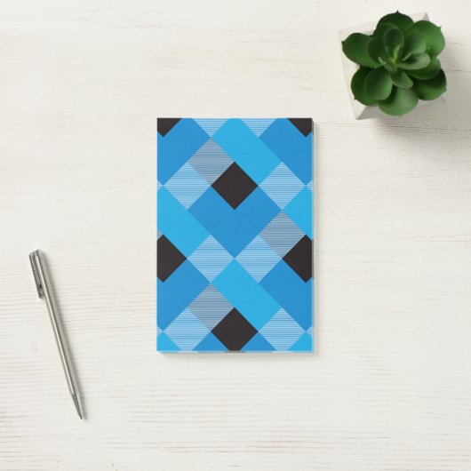 Geometrische vierkant Abstractie 3 Post-it® Notes (Kantoor)