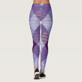Geometrische vierkant Abstractie 4 Leggings (Achterkant)