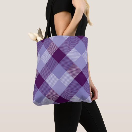 Geometrische vierkant Abstractie 4 Tote Bag (Dichtbij)