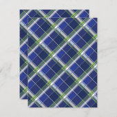 Geometrische vierkant Abstractie 5 Notitiekaartje (Voorkant / Achterkant)