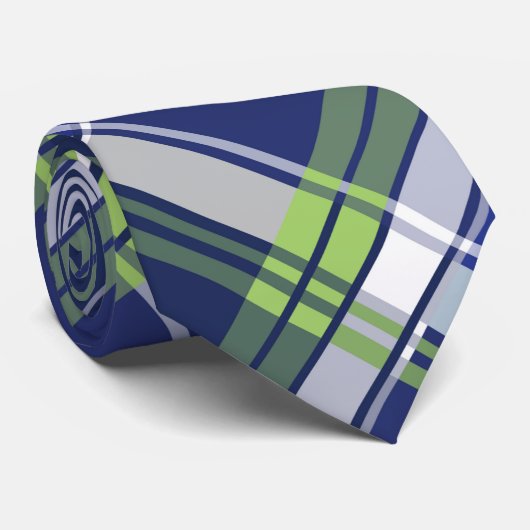 Geometrische vierkant Abstractie 5 Stropdas (Opgerold)