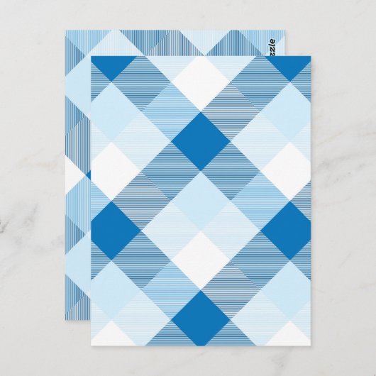 Geometrische vierkant Abstractie 6 Briefkaart (Voorkant / Achterkant)