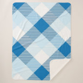 Geometrische vierkant Abstractie 6 Sherpa Deken (Voorkant)