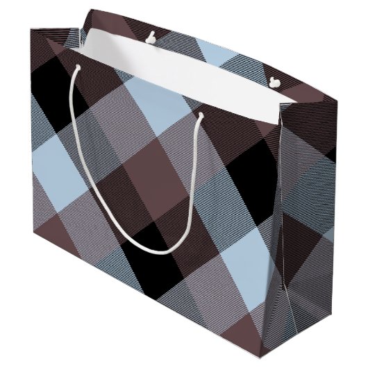 Geometrische vierkant Abstractie 8 Groot Cadeauzakje (Achterkant Gekanteld)