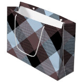 Geometrische vierkant Abstractie 8 Groot Cadeauzakje (Voorkant Gekanteld)