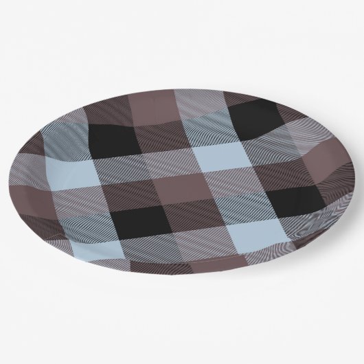 Geometrische vierkant Abstractie 8 Papieren Bordje (Gekanteld)