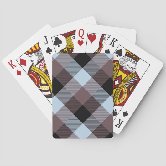 Geometrische vierkant Abstractie 8 Pokerkaarten (Achterkant)