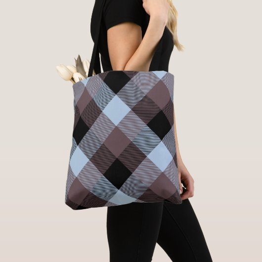 Geometrische vierkant Abstractie 8 Tote Bag (Dichtbij)