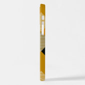 Geometrische vierkant Abstractie 9 iPhone Hoesje (Linkerkant)