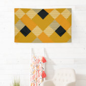 Geometrische vierkant Abstractie 9 Spandoek (Insitu)