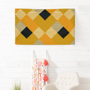 Geometrische vierkant Abstractie 9 Spandoek