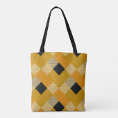 Geometrische vierkant Abstractie 9 Tote Bag (Achterkant)