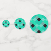 Geometrische vierkant afwijking 10 confetti (Achterkanten)