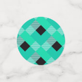 Geometrische vierkant afwijking 10 confetti (Kleine voorkant)