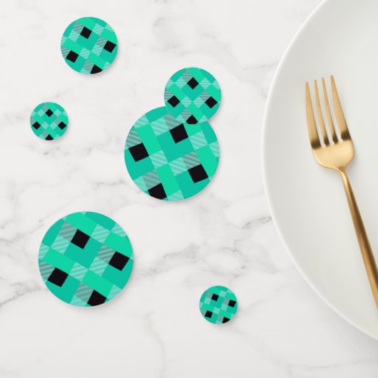 Geometrische vierkant afwijking 10 confetti (Groep)
