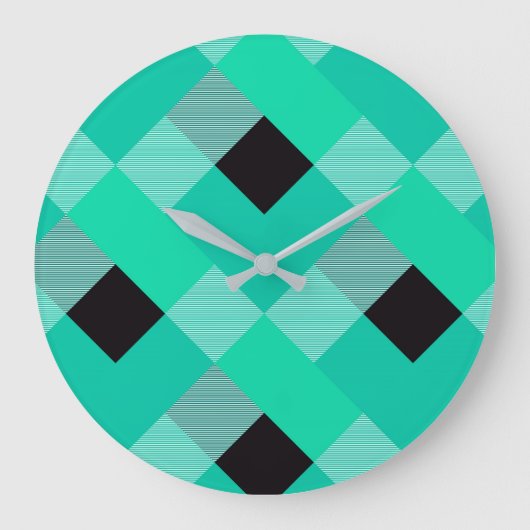 Geometrische vierkant afwijking 10 grote klok (Voorkant)