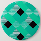 Geometrische vierkant afwijking 10 ronde button 6,0 cm (Voorkant)