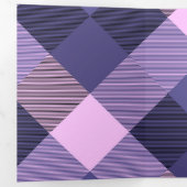 Geometrische vierkant afwijking 14 drieluik wenskaart (Binnenzijde eerst)