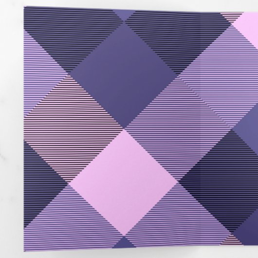 Geometrische vierkant afwijking 14 drieluik wenskaart (Binnenzijde eerst)