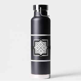 Geometrische vierkant Patroonwaterflacon Waterfles