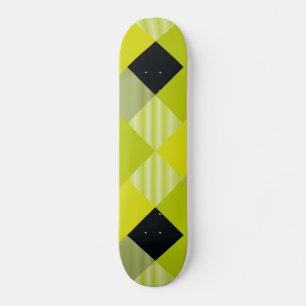 Geometrische vierkante abstractie 11 persoonlijk skateboard