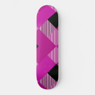 Geometrische vierkante abstractie 13 persoonlijk skateboard