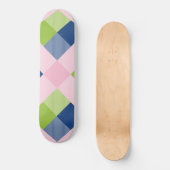 Geometrische vierkante abstractie 18 persoonlijk skateboard (Voorkant)