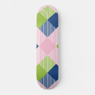 Geometrische vierkante abstractie 18 persoonlijk skateboard