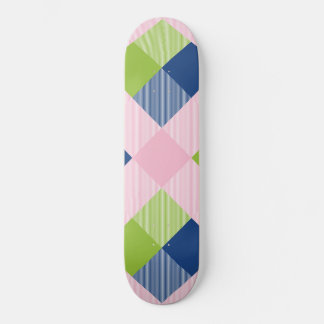 Geometrische vierkante abstractie 18 persoonlijk skateboard