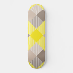 Geometrische vierkante abstractie 19 persoonlijk skateboard
