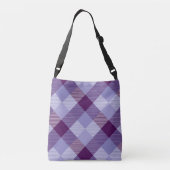 Geometrische Vierkante Abstractie 4 Crossbody Tas (Achterkant)