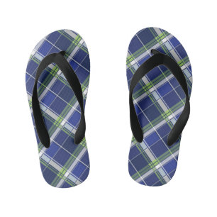 Geometrische vierkante abstractie 5 kinder teenslippers