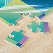  geometrische vierkanten: Abstract patroon Legpuzzel (Zijkant)