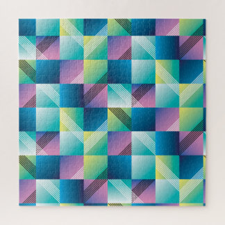 geometrische vierkanten: Abstract patroon Legpuzzel