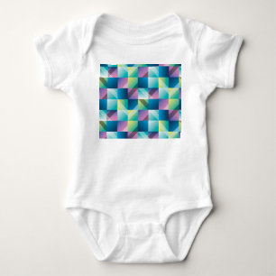 geometrische vierkanten: Abstract patroon Romper