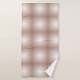 Geometrische vierkanten met Mocha Mousse Gradient  Badhanddoek