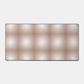 Geometrische vierkanten met Mocha Mousse Gradient Bureaumat (Voorkant)
