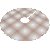 Geometrische vierkanten met Mocha Mousse Gradient Kerstboom Rok (Gekanteld)