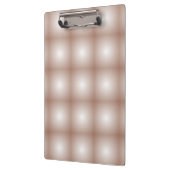 Geometrische vierkanten met Mocha Mousse Gradient Klembord (Links)