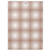 Geometrische vierkanten met Mocha Mousse Gradient Klembord (Achterkant)