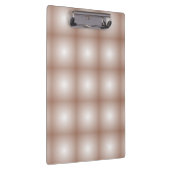 Geometrische vierkanten met Mocha Mousse Gradient Klembord (Rechts)