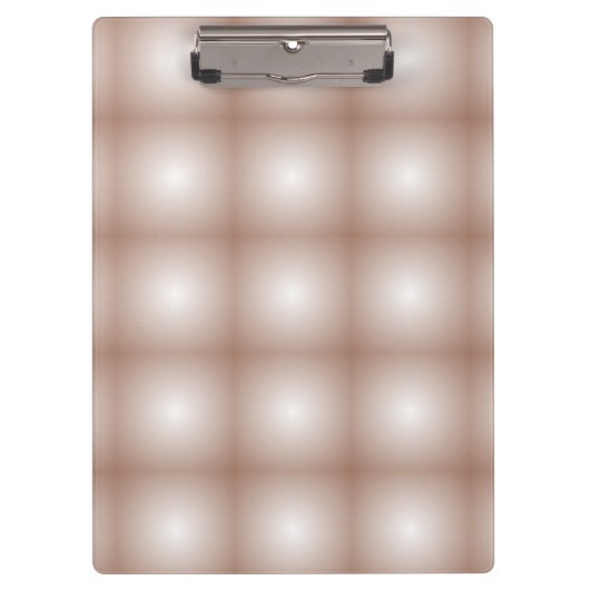 Geometrische vierkanten met Mocha Mousse Gradient Klembord (Voorkant)