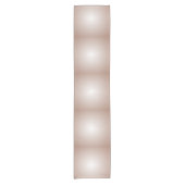 Geometrische vierkanten met Mocha Mousse Gradient Korte Tafelloper (Voorkant)