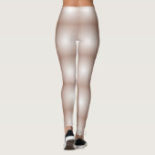 Geometrische vierkanten met Mocha Mousse Gradient Leggings (Achterkant)